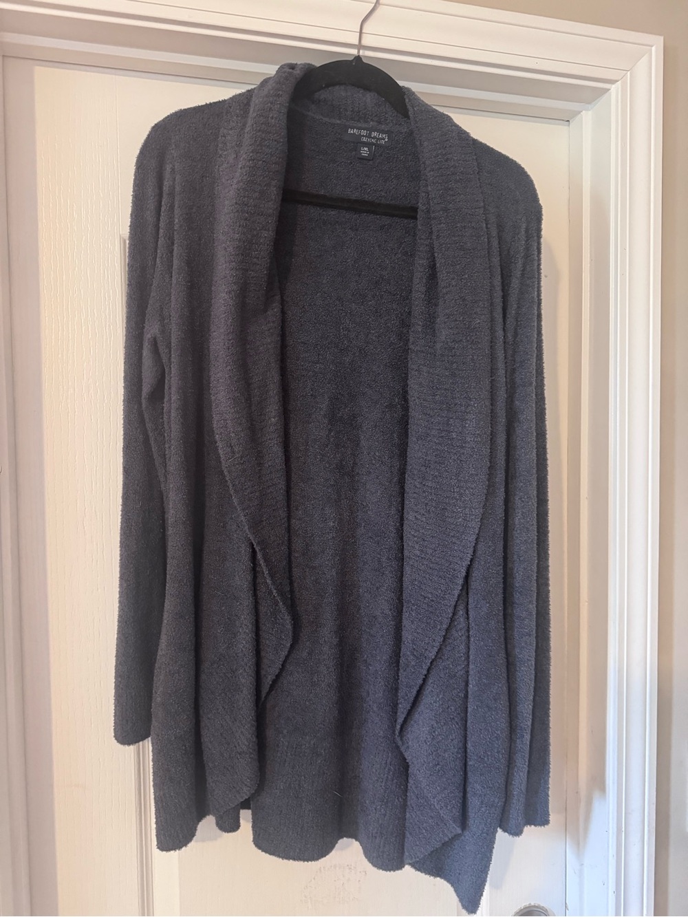 Cozy Open-Front Women’s Cardigan Sweater - Navy
